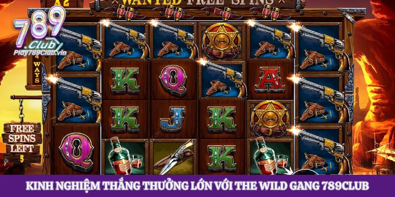 Kinh nghiệm thắng thưởng lớn với The Wild Gang 789club